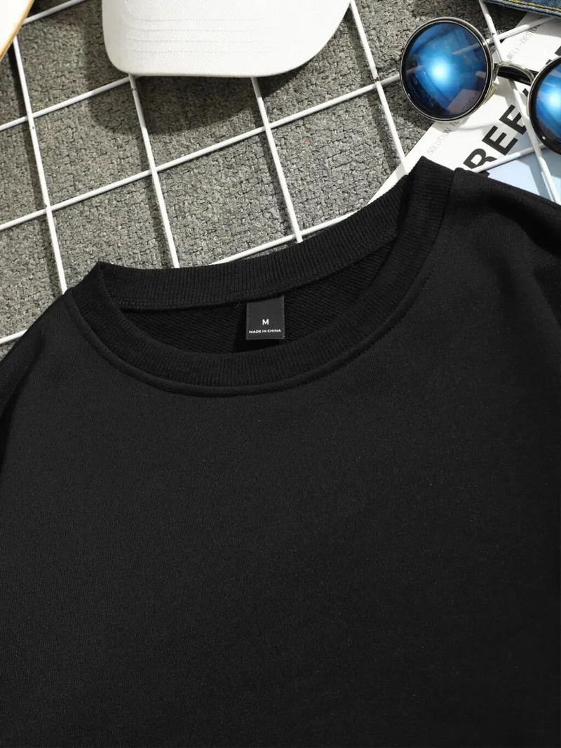 Rózsaszín rózsa virág gyönyörű mintás férfi kapucnis O-nyakú kényelmes pulóverek őszi polár pulóverek alkalmi bő ruházat