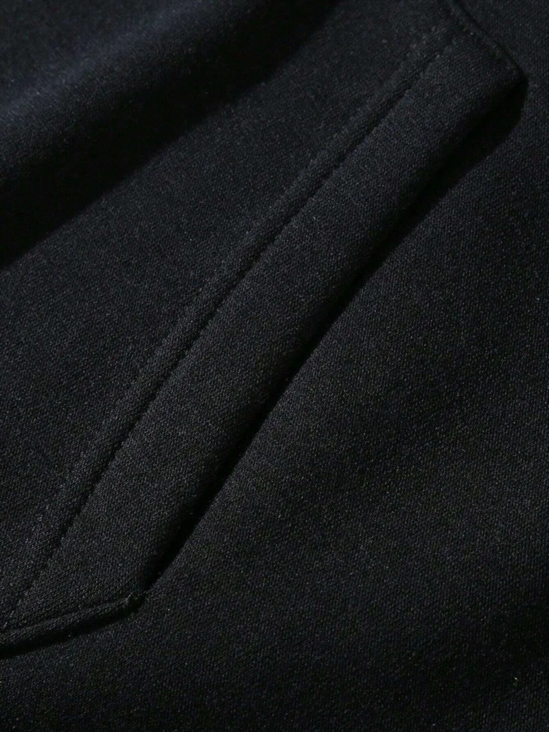 Jesenska ulična muška majica s kapuljačom s kapuljačom s grafičkim ispisom i džepom Puloveri s vučom od flisa Tople majice s kapuljačom Široka ležerna odjeća