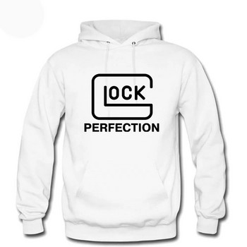 Glock Perfection Shooting Φούτερ με κουκούλα σε στυλ Unisex Ανδρικό φούτερ με φούτερ με κουκούλα Ζεστό Fleece Ρούχα Sweat Homme