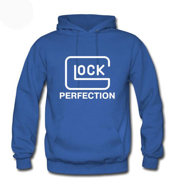 Glock Perfection Shooting Hoodie Унисекс стил Crewneck Sweatshirt Мъжки качулки Анцуг Топли поларени дрехи Sweat Homme
