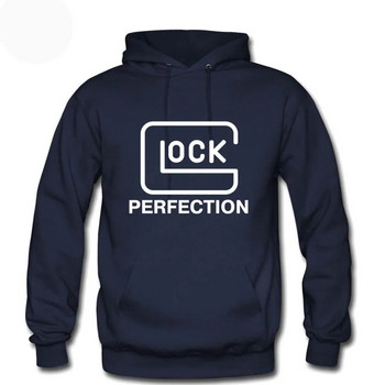 Glock Perfection Shooting Φούτερ με κουκούλα σε στυλ Unisex Ανδρικό φούτερ με φούτερ με κουκούλα Ζεστό Fleece Ρούχα Sweat Homme