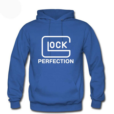 Glock Perfection Shooting kapuuts Unisex stiilis Crewneck dressipluus Meeste kapuuts dressid Soe fliis riided Sweat Homme
