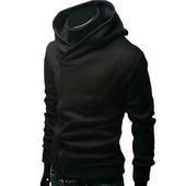 Ανοιξιάτικο φθινόπωρο ανδρικό φούτερ με ζιβάγκο με μακρυμάνικο φερμουάρ Αθλητικό παλτό με κουκούλα Φόρμα ανδρική χιπ χοπ μπλούζα