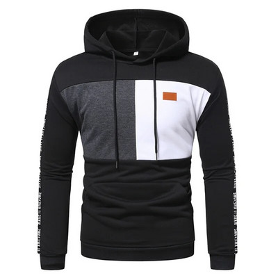 Pavasario rudens Vyriški megztiniai Megztiniai Laisvalaikiai megztiniai su gobtuvu ilgomis rankovėmis Negabaritinis gobtuvas Vyriškas megztinis Streetwear sportinis kostiumas