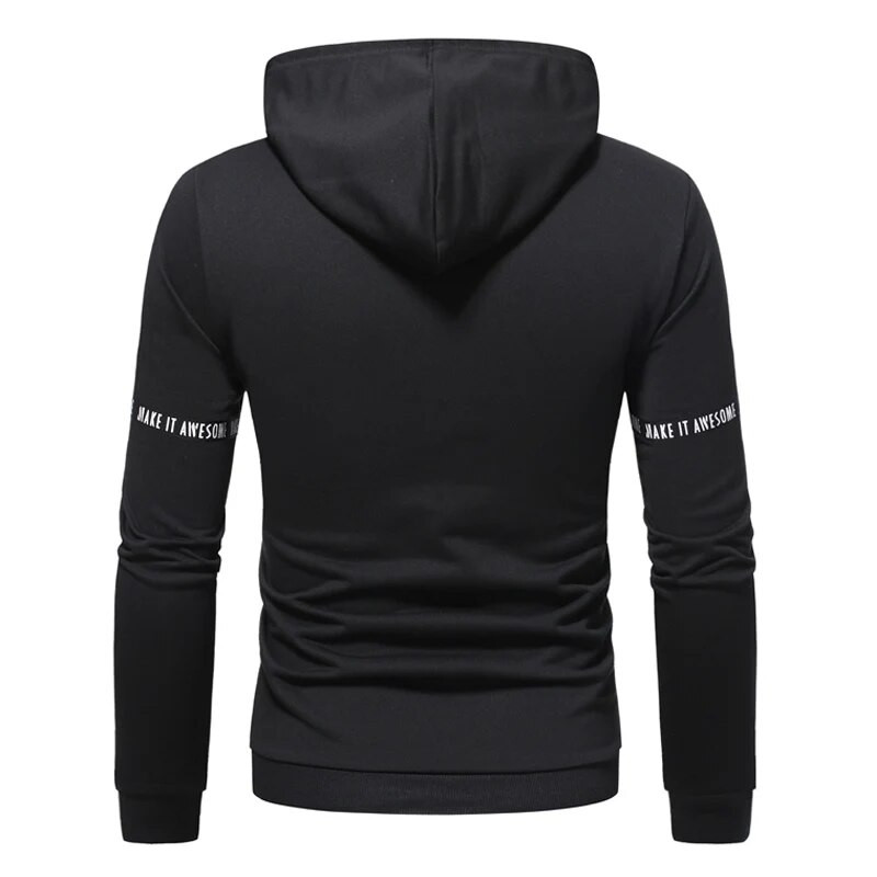 Pavasario rudens Vyriški megztiniai Megztiniai Laisvalaikiai megztiniai su gobtuvu ilgomis rankovėmis Negabaritinis gobtuvas Vyriškas megztinis Streetwear sportinis kostiumas