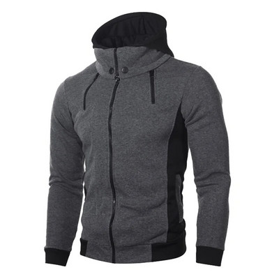 Suures suuruses 3XL kapuutsiga meeste dressipluus 2021. aasta sügistalvine vabaaja õhuke meeste kapuuts Täisvarrukatega tõmblukuga kapuutsiga tänavarõivad