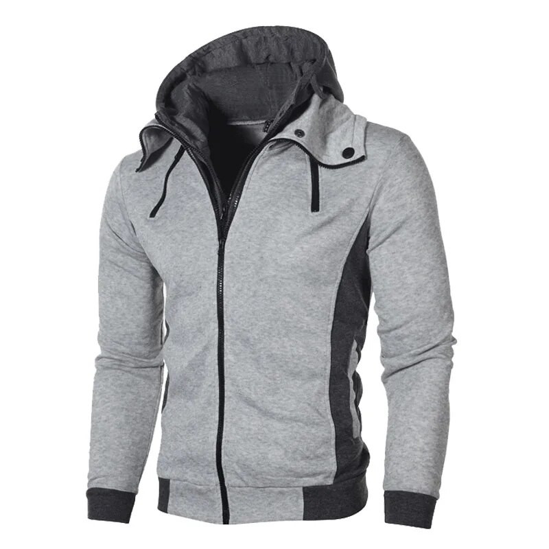 Suures suuruses 3XL kapuutsiga meeste dressipluus 2021. aasta sügistalvine vabaaja õhuke meeste kapuuts Täisvarrukatega tõmblukuga kapuutsiga tänavarõivad