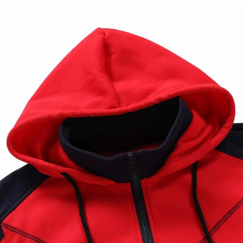 Meeste dressipluusid, 2021. aasta kampsunid, uus vabaaja õhuke ülisuur kapuuts Meeste dressipluus Täisvarrukatega kapuutsiga tõmblukuga kardigan spordidress Meestele