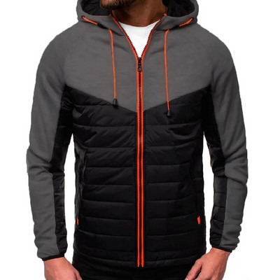 Didelio dydžio 4XL džemperis, vyriškas, 2022 m. Naujas laisvalaikio megztinys su užtrauktuku, vyriškas, plonas, pilnomis rankovėmis aptemptas sportinis kostiumas su gobtuvu