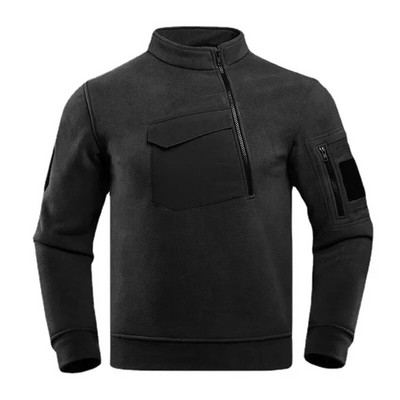 Ανδρικά χειμερινά Tactical Fleece Hoodies Στρατιωτικές μπλούζες με κουκούλα Ποιοτικά παχύρρευστα ζεστά αντιανεμικά υπαίθρια πεζοπορία Αιτιώδη ανδρικά φούτερ