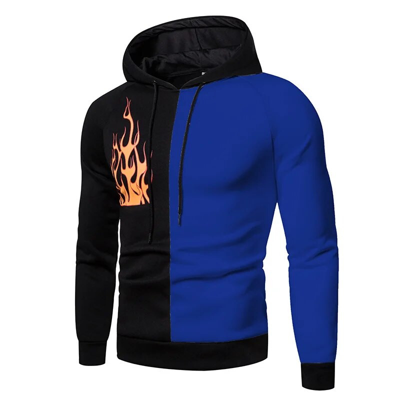 Pavasario rudens džemperis su gobtuvu, Vyriški, 2021 m. naujos mados spausdinti megztiniai su pilnomis rankovėmis Vyriški megztiniai, marškinėliai su gobtuvu, vyriški megztiniai