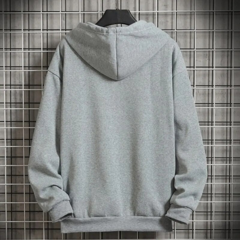 Muška majica s kapuljačom Zimski kaput Termo košulja s vezom Šešir s više džepova Kardigan velike veličine Široki kroj Trendy Svestran