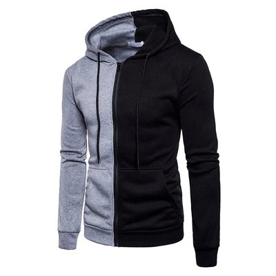 Uus kapuuts Meeste dressipluus kevad-sügis vabaaja õhuke täisvarrukatega meeste pusad Pusad Tõmblukk Kardigan HipHop tänavarõivad M-3XL