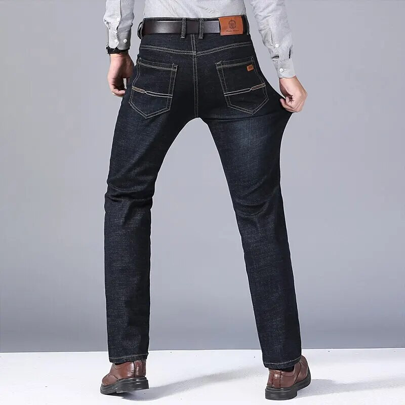 Uued Meeste Klassikalised Teksad Jean Homme Pantalones Hombre Meeste Mannen Pehme Must Biker Masculino Denim Kombinesoonid Meeste Püksid Suurus 32-38