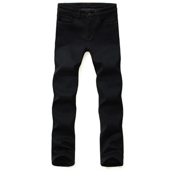Ανδρικά κλασικά προηγμένα μάρκα μόδας Τζιν Jean Homme Man Soft Stretch Μαύρο Biker Masculino τζιν παντελόνι Ανδρικό παντελόνι φόρμες