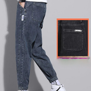 Ανοιξιάτικο φθινόπωρο Y2K Κορεάτικο Vintage Harajuku Jeans Ανδρικά Ρούχα Φαρδιά casual Παντελόνια Stretch κολάν τάση Παντελόνι All Match