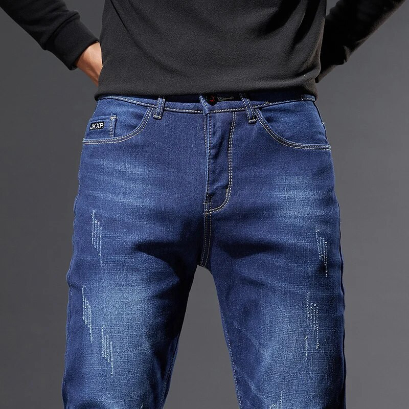 23. Jesen/zima Nove uske traperice, udobne, moderne, personalizirane, ravne, izdržljive, prave nosive ležerne traperice