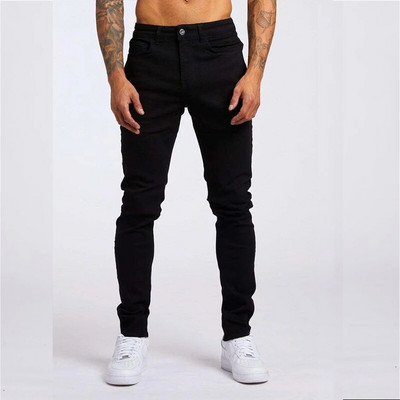 Blugi skinny stretch pentru bărbați noi Pantaloni de lucru casual slim fit pentru bărbați Pantaloni de tip creion de mărime mare pentru bărbați Blugi joggeri pentru bărbați