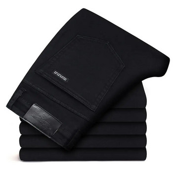 2023 Νέα ανδρικά μαύρα τζιν τζιν Κλασικό στυλ Επαγγελματικής μόδας Προηγμένη Stretch Jean Παντελόνι Ανδρικό τζιν παντελόνι