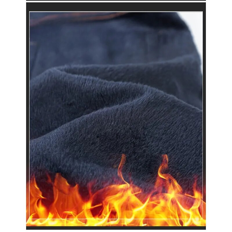 Kišeninio dizaino vilnos vyriški džinsai madingi stori korėjietiški klasikiniai madingi ploni pliušiniai kelnės vyriškos laisvalaikio vienspalvės džinsinės kelnės