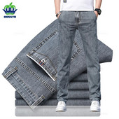 2023 Stretch Skinny Jeans Ανδρική Μόδα Casual Slim Fit Τζιν Σχεδιαστή ελαστικό παντελόνι Γκρι μάρκας Αντρικό μεγάλο μέγεθος 38 40