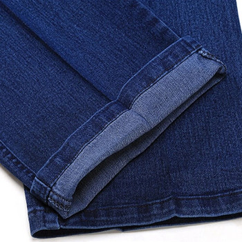 Μέγεθος 30-45 Ανδρικό επαγγελματικό τζιν Κλασικό ανδρικό Stretch τζιν Plus μέγεθος φαρδύ ίσιο ανδρικό τζιν παντελόνι βαμβακερό μπλε εργασίας τζιν ανδρικό