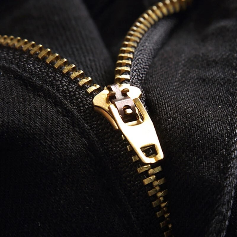 Μαύρο παντελόνι κανονικής έκδοσης τρύπα μεγάλο μέγεθος Personality trendy παντελόνι Ευρωπαϊκό και αμερικανικό τζιν ανδρικό τζιν Νέο ελαστικό