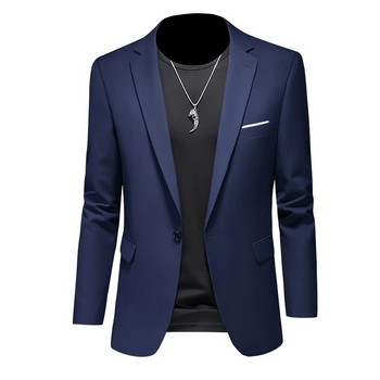 Μπουτίκ μόδας μονόχρωμο μονόχρωμο επώνυμα high-end Casual Business Ανδρικό σακάκι γαμπρός νυφικό σακάκι για ανδρικά κοστούμια τζακ παλτό