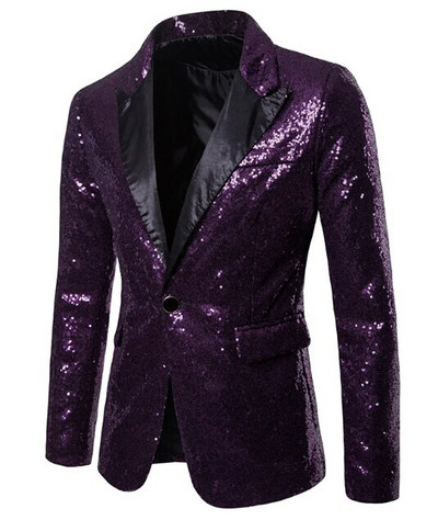 Ανδρικές παγιέτες Blazer Σχέδια Plus Size 2XL Μαύρο Βελούδινο Χρυσό Κοστούμι με παγιέτες Μπουφάν DJ Club Stage Party Ρούχα γάμου