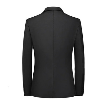 Επαγγελματικά Κομψά Ανδρικά Κοστούμια Μπουφάν με κολάρο Κορεάτικο Λεπτό Ανδρικό σακάκι Καριέρα Γαμήλια Στολή Ανδρική στολή Plus Size S-6XL