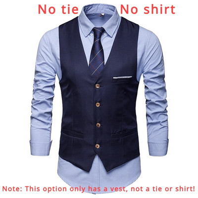 Poslovna, elegantna muška odijela Jakna s otvorenim ovratnikom, Korejski uski muški blejzer Vjenčanica za karijeru, muška odjeća, velika veličina S-6XL