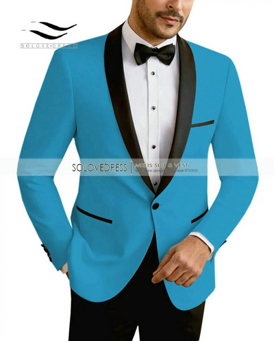 Beežid/valged/šampanjad meesteülikonnad, 2-osalised vaba aja veetmise V-kaelusega sall, revääriga Peiumeeste smokingid, meeste ülikonnad pulmadeks (jakk+püksid)