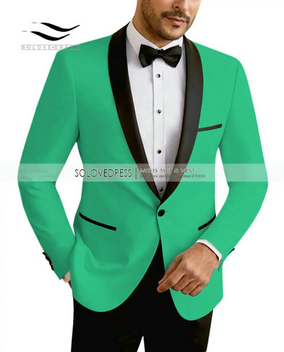 Beežid/valged/šampanjad meesteülikonnad, 2-osalised vaba aja veetmise V-kaelusega sall, revääriga Peiumeeste smokingid, meeste ülikonnad pulmadeks (jakk+püksid)