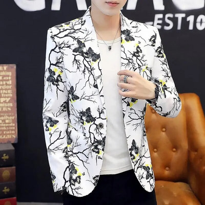 Υψηλής ποιότητας μπουφάν για άνδρες Χειμερινή μόδα Όμορφο χοντρό μάλλινο κοστούμι για άνδρες Trend Slim-fit Χοντρό μάλλινο κοστούμι για άνδρες Casual