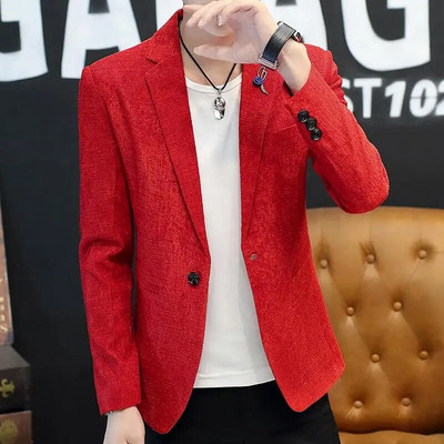 Υψηλής ποιότητας μπουφάν για άνδρες Χειμερινή μόδα Όμορφο χοντρό μάλλινο κοστούμι για άνδρες Trend Slim-fit Χοντρό μάλλινο κοστούμι για άνδρες Casual