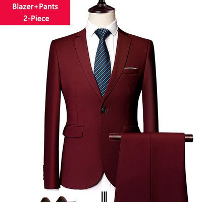 ( Striukė + liemenė + kelnės ) Boutique Prekės ženklo Jaunikis Vestuvinė suknelė Scena Vienspalvė Vyriškas oficialus Kostiumas Vyriškas laisvalaikio biuro kostiumas