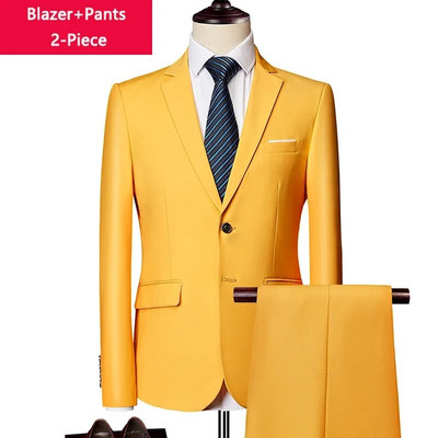( Striukė + liemenė + kelnės ) Boutique Prekės ženklo Jaunikis Vestuvinė suknelė Scena Vienspalvė Vyriškas oficialus Kostiumas Vyriškas laisvalaikio biuro kostiumas
