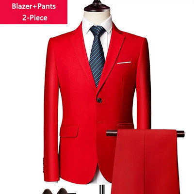 ( Striukė + liemenė + kelnės ) Boutique Prekės ženklo Jaunikis Vestuvinė suknelė Scena Vienspalvė Vyriškas oficialus Kostiumas Vyriškas laisvalaikio biuro kostiumas