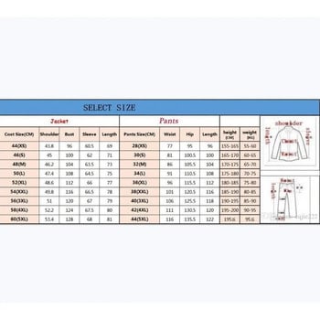 STEVDITG Луксозни мъжки костюми Двуредни върхове с ревери ивица Ежедневен блейзър 2 части яке Панталони Официално сватбено облекло 2023 г.