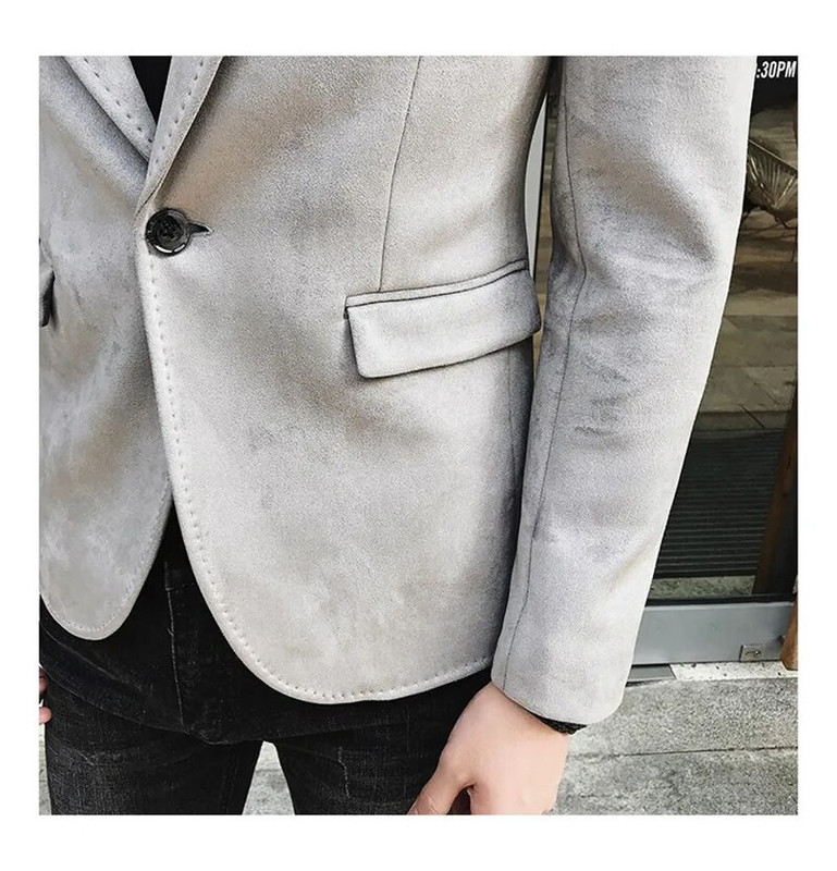 Kvaliteetne meeste bleiser, paksendatud briti stiilis härrasmees, lihtne äri, elegantne mood vabaaja tööpeo jaoks Slim Fit jakk