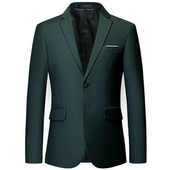 Plyesxale Μπλε Κόκκινο Πράσινο Λευκό Γκρι Κίτρινο Μωβ Μπλέιζερ Ανδρικά 2021 Slim Fit Man Blazer Σακάκι Casual Suit 5-6XL Ανδρικά σακάκια Q65