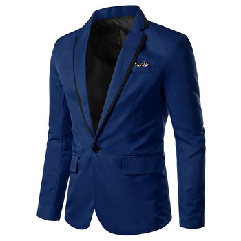 Ανοιξιάτικο φθινόπωρο New Men Blazer Fashion Slim casual blazer για άντρες Ροζ/Μαύρο/Λευκό Ανδρικό σακάκι με ένα κουμπί Ανδρικά Εξωτερικά Ενδύματα 5XL