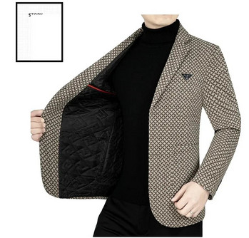 Νέα ανδρικά καρό κοστούμια casual παλτό Ανδρικά επαγγελματικά σακάκια τζάκετ Υψηλής ποιότητας Ανοιξιάτικα Slim Blazers Μπουφάν Μπουφάν Παλτό Μέγεθος 4XL