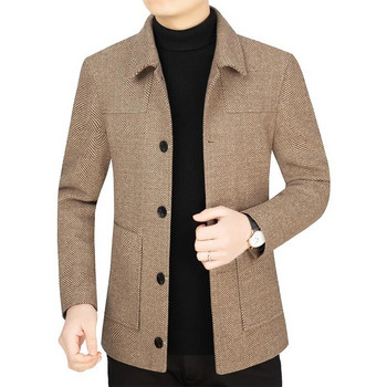 Ανδρικά κοστούμια κασμίρ Σακάκια Σακάκια Μάλλινα & Μείγματα Νέα Ανδρικά Επαγγελματικά Casual Κοστούμια Παλτό Slim Fit Blazers Παλτό Ανδρικά ρούχα 4XL