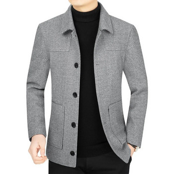 Ανδρικά κοστούμια κασμίρ Σακάκια Σακάκια Μάλλινα & Μείγματα Νέα Ανδρικά Επαγγελματικά Casual Κοστούμια Παλτό Slim Fit Blazers Παλτό Ανδρικά ρούχα 4XL