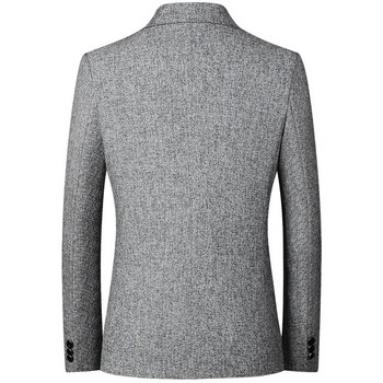 Ανδρικά Slim Blazers Jackets Νέα Ανδρικά Solid Business Casual Suits Παλτό Υψηλής ποιότητας Ανδρική Ανοιξιάτικη Εφαρμογή Μπλέιζερ Μπουφάν Μπουφάν Παλτό Μέγεθος 4XL
