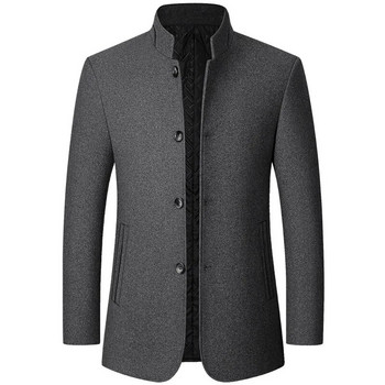 Ανδρικά κασμίρ κοστούμια σακάκια όρθιο γιακά Business casual κοστούμια Παλτό Ανδρικά σακάκια σακάκια σακάκια παλτό