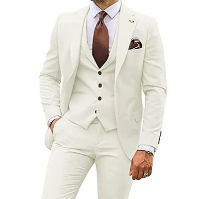 2023. aasta mood, uued meeste vabaaja butiik, õhuke ühevärviline äripulm, parim mees, ülikond, bleiserid jakk mantel püksid, vest, 3 tk.