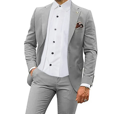 2023. aasta mood, uued meeste vabaaja butiik, õhuke ühevärviline äripulm, parim mees, ülikond, bleiserid jakk mantel püksid, vest, 3 tk.