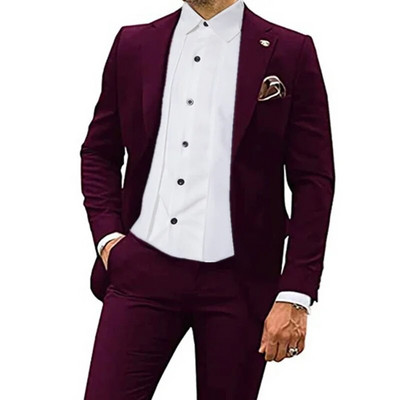 2023. aasta mood, uued meeste vabaaja butiik, õhuke ühevärviline äripulm, parim mees, ülikond, bleiserid jakk mantel püksid, vest, 3 tk.